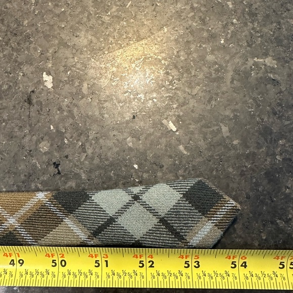 Scottish Tie / Graham Menteith Patterned / 100% New Wool / Made in Scotland - Picture 4 of 5